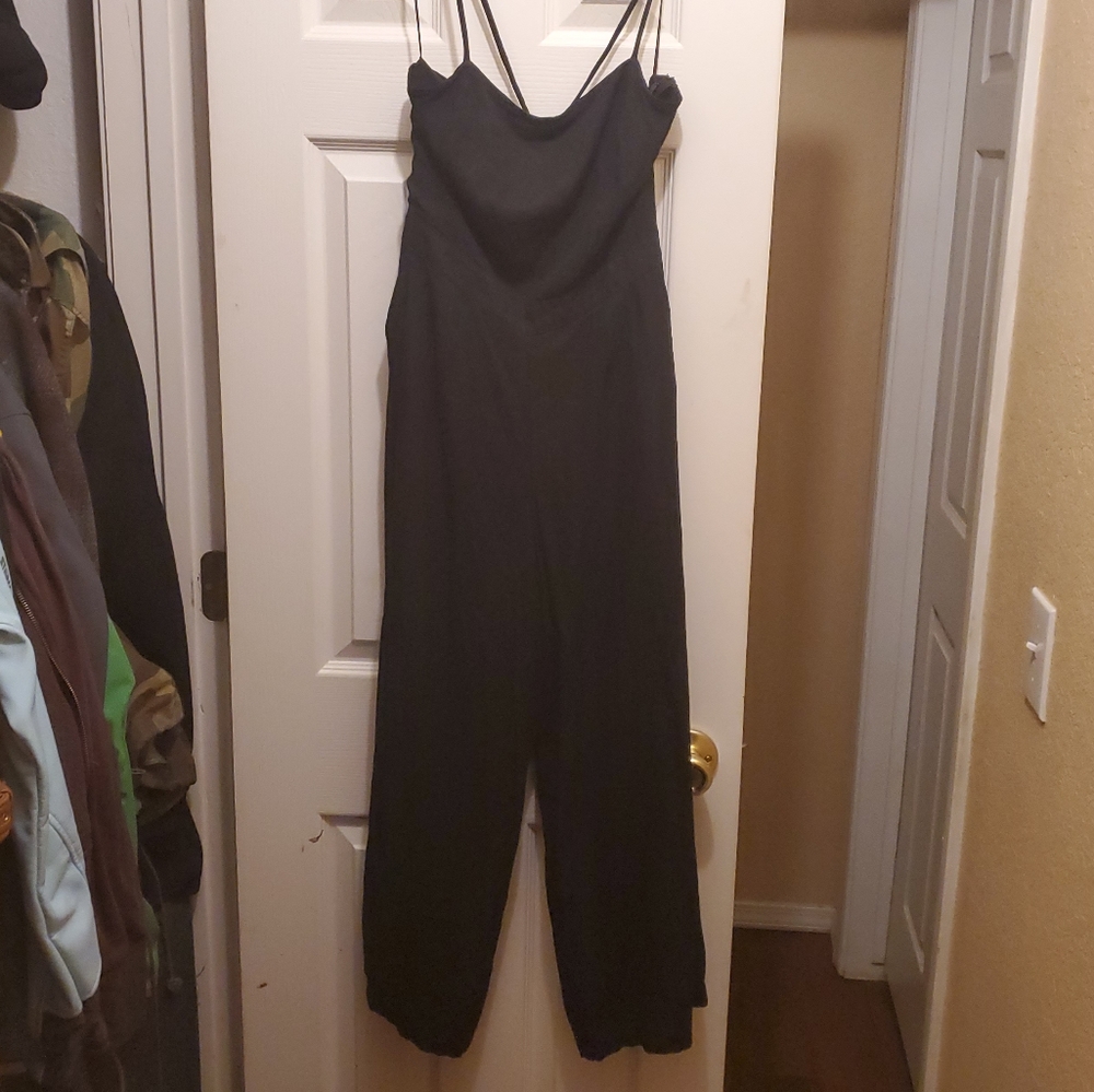 Hem & Thread Pants Romper